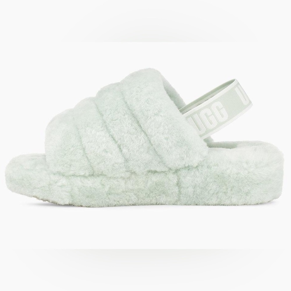 Ugg Fluff Yeah Women’s Size 7 Slipper Retro Mint … - image 2